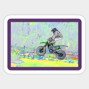 Freestyle Stuntman - Motocross Rider Sticker